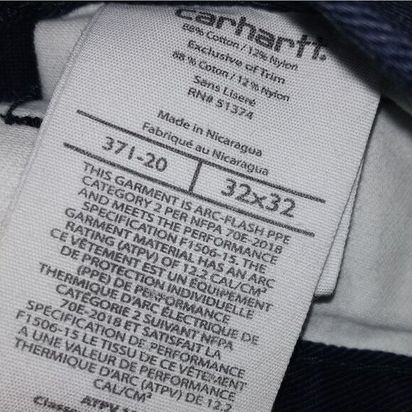 Carhartt navy pants size 32×32 - Picture 7 of 7